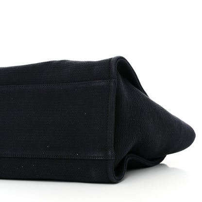 Chanel Mixed Fibers Medium Deauville Tote Black 11 of 13