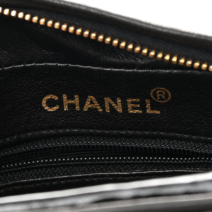 Chanel Patent Quilted Camera Case Black 6 of 18