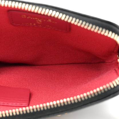 Chanel Lambskin Quilted Chanel 19 Zip Card Holder Wallet Black 5 of 8