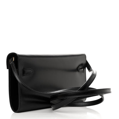 Hermes Box Kelly Wallet To Go Rock Black 3 of 10