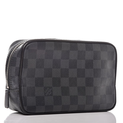 Louis Vuitton Damier Graphite Toilet Pouch PM 3 of 9