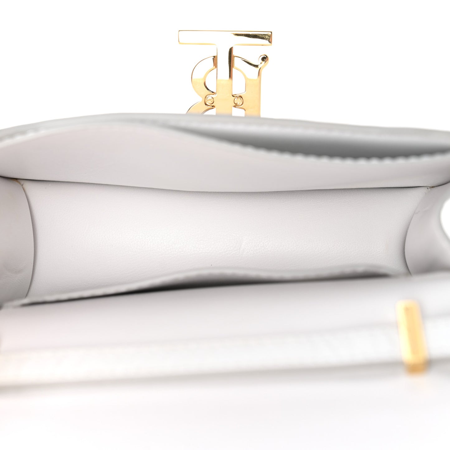 Calfskin Mini TB Bag White