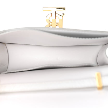 Burberry Calfskin Mini TB Bag White 5 of 13