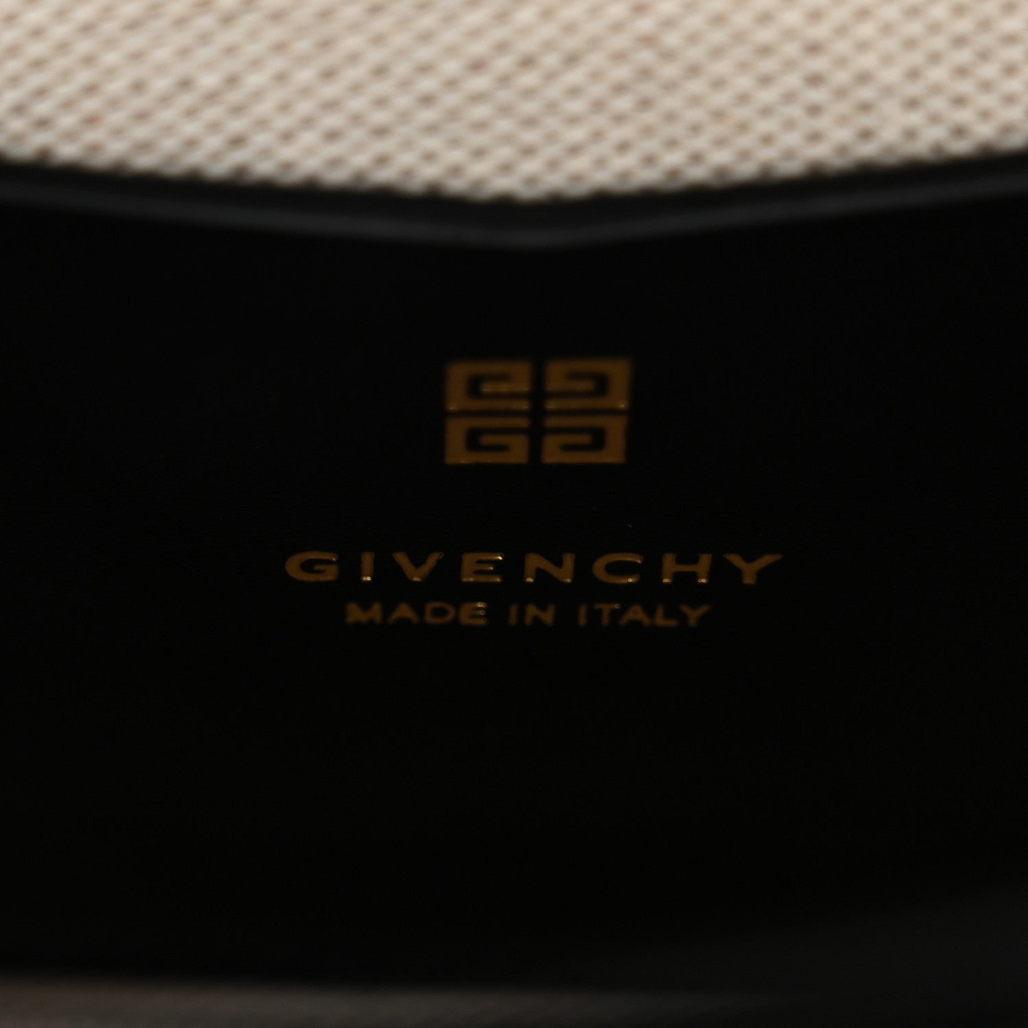 Givenchy Canvas Woven Embroidered Small 4G Bag With Chain Black 6 of 10
