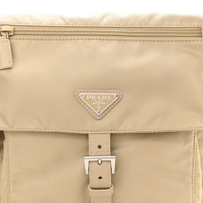 Prada Re-Nylon Vela Saffiano Pocket Single Buckle Messenger Shoulder Bag Deserto 7 of 10