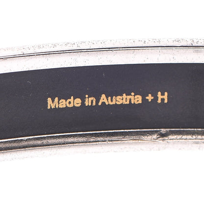 Hermes Enamel Printed Narrow Brazil Bracelet 70 5 of 5