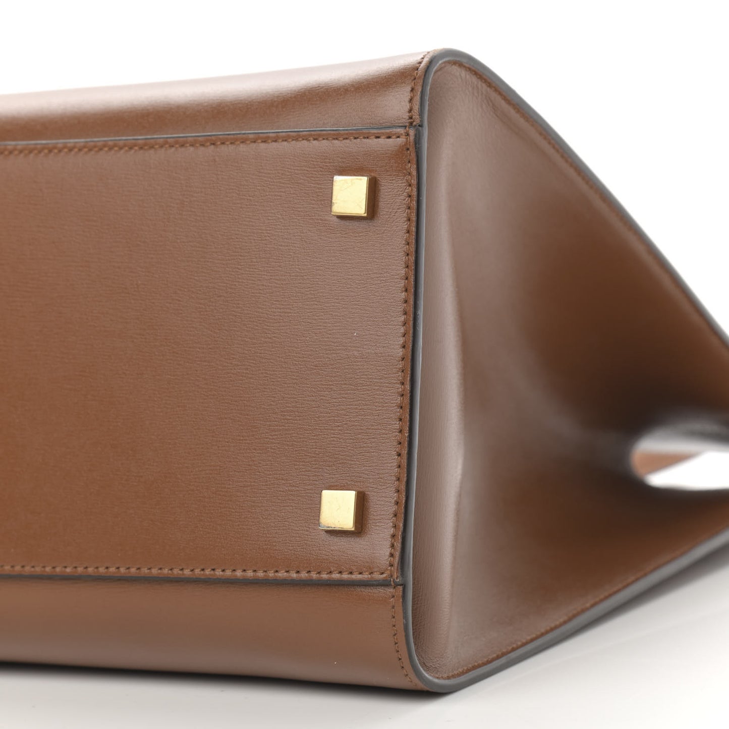 Calfskin Small Manhattan Shopper Tote Brick