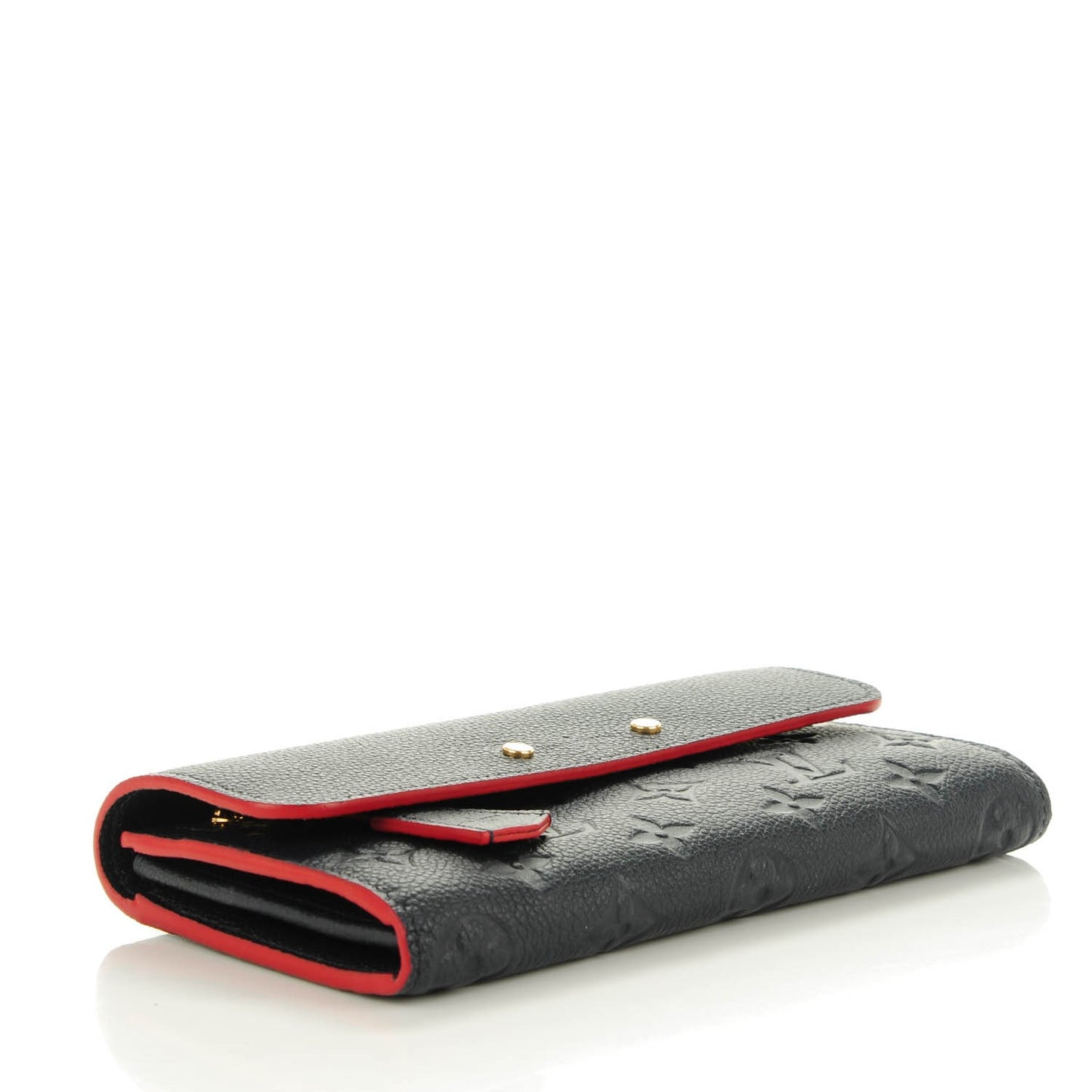 Empreinte Pont-Neuf Wallet Marine Rouge