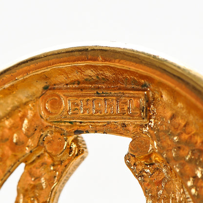 Chanel CC Clip On Earrings Gold 5 of 5