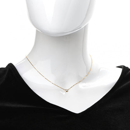 Cartier 18K Yellow Gold Diamond LM D'Amour Pendant Necklace 2 of 6