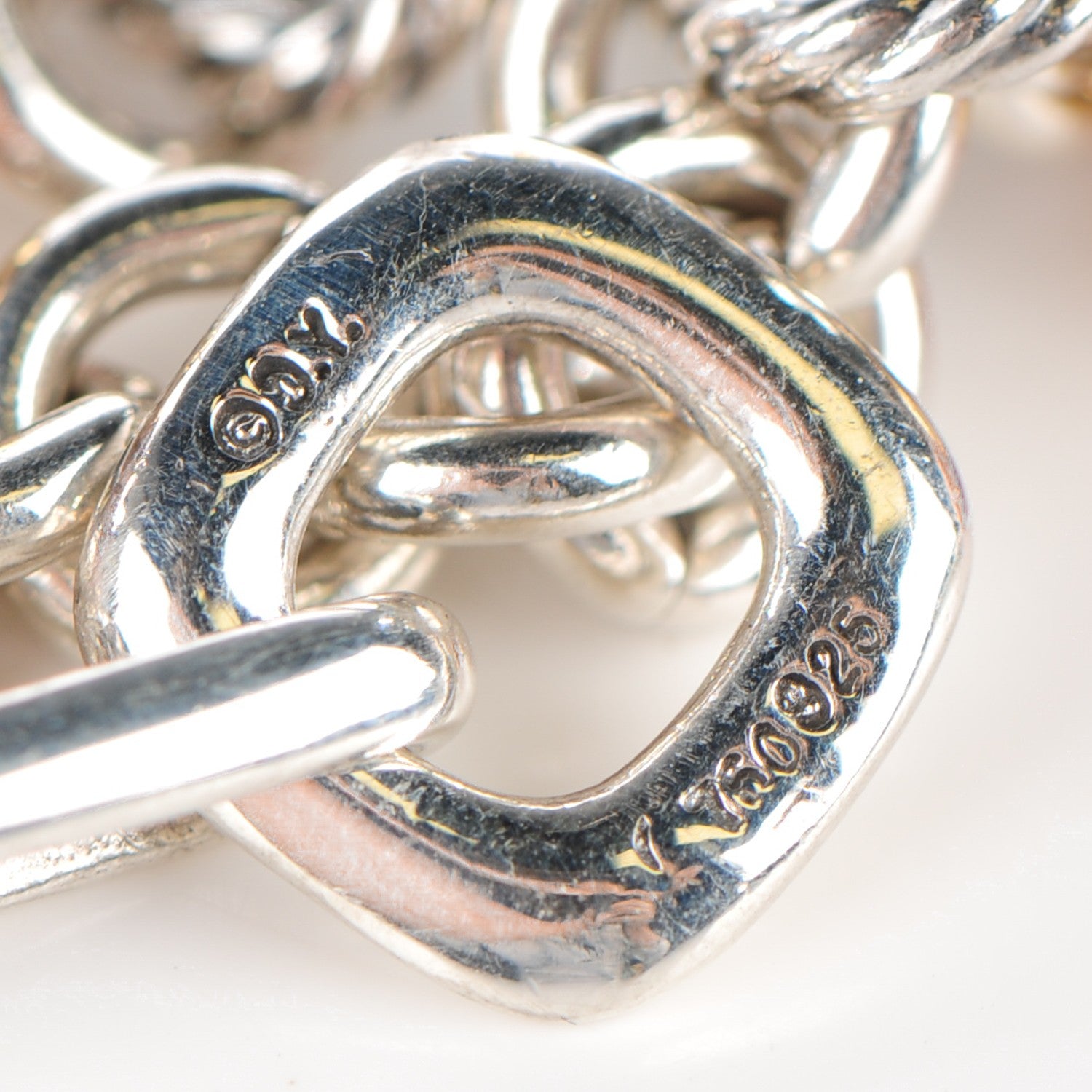 David Yurman Sterling Silver Diamond Chalcedony 7mm Cable Classics Bracelet 6 of 7