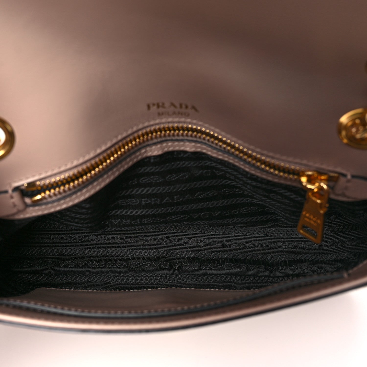 Prada Saffiano Flap Shoulder Bag Cipria 5 of 10