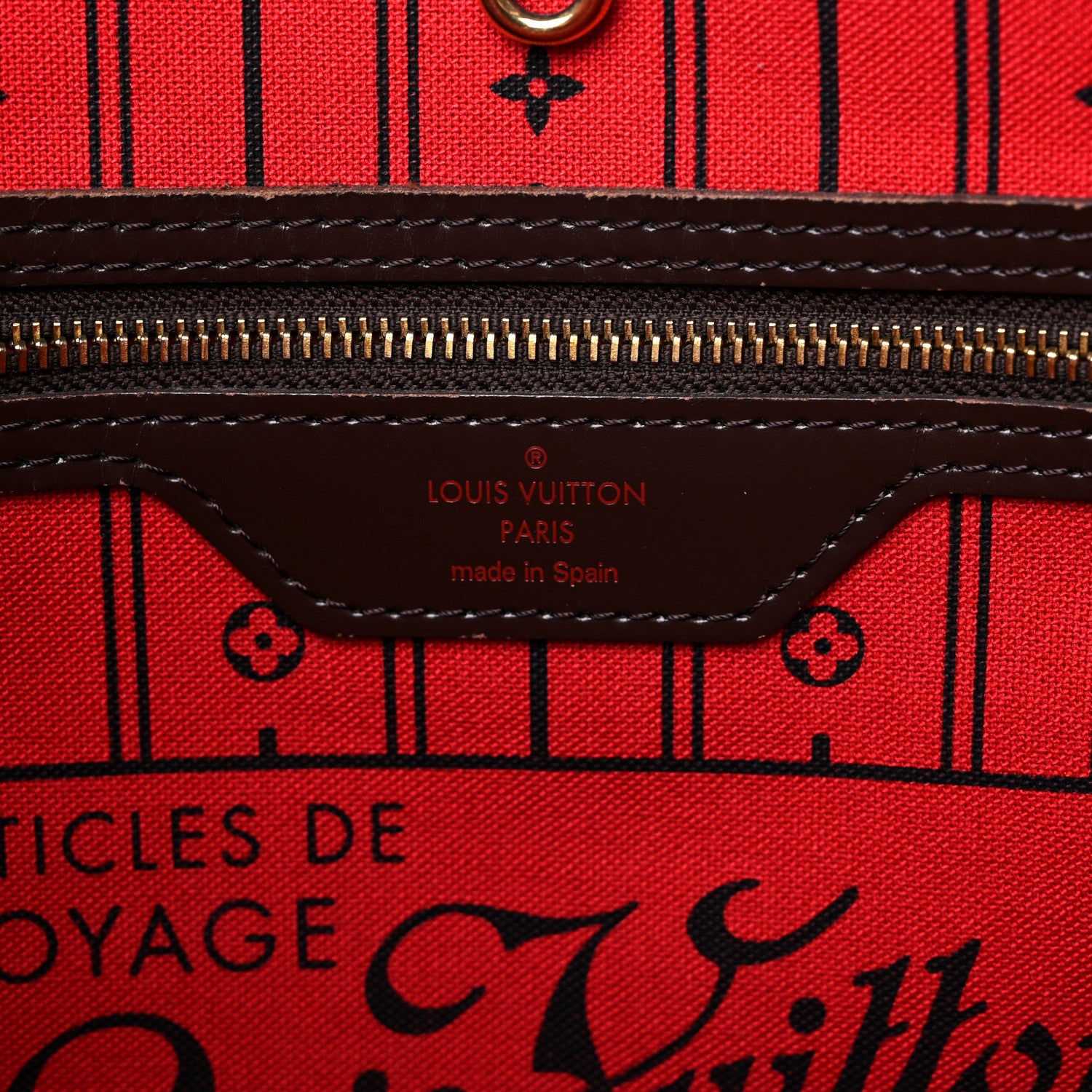 Louis Vuitton Damier Ebene Neverfull MM 6 of 14