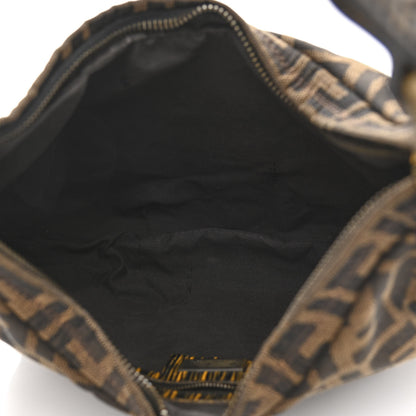Fendi Zucca Vitello Elite Small Chef Hobo Tobacco Moro Giallo 5 of 12