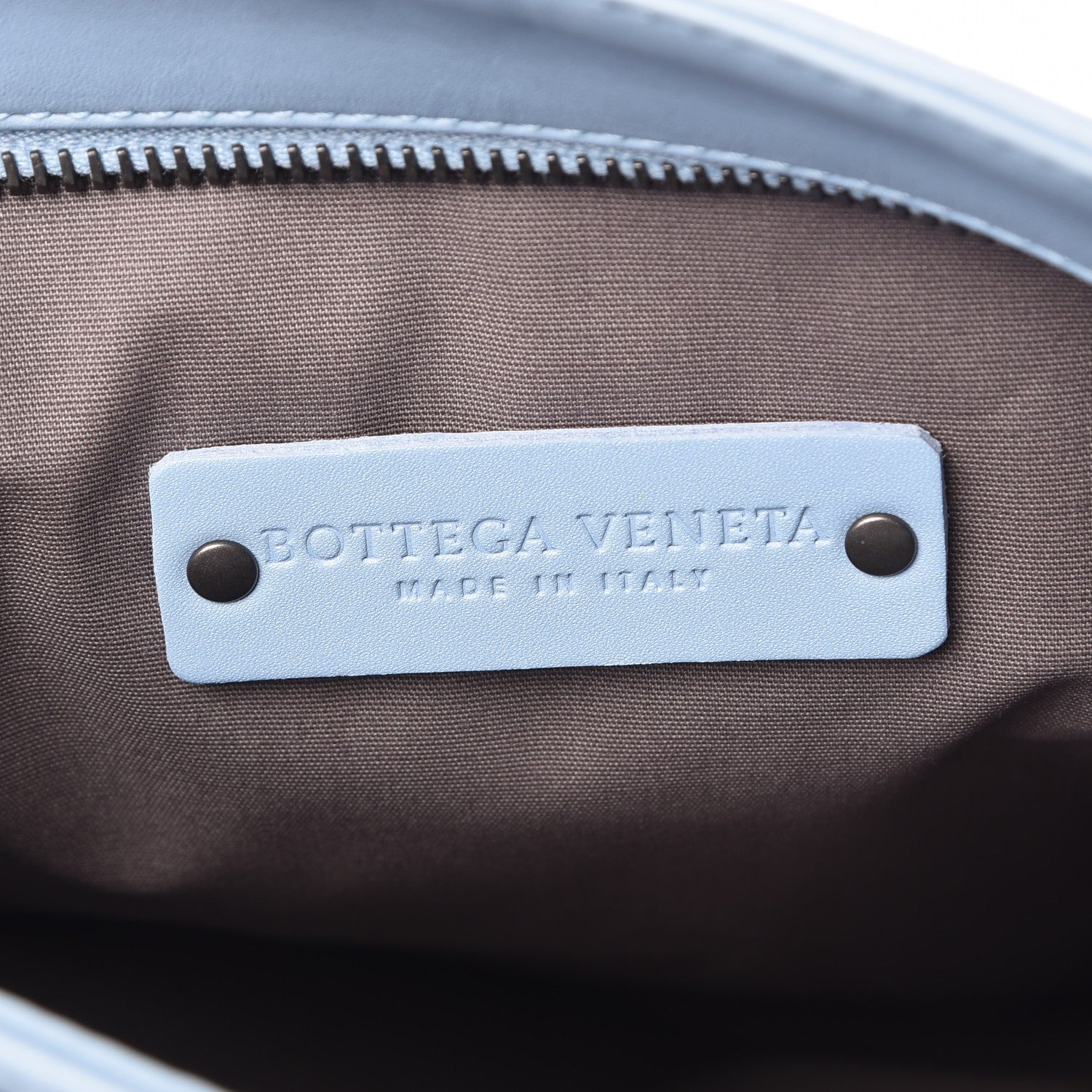 Bottega Veneta Nappa Intrecciato VN Crossbody Messenger Bag Ciel 6 of 8