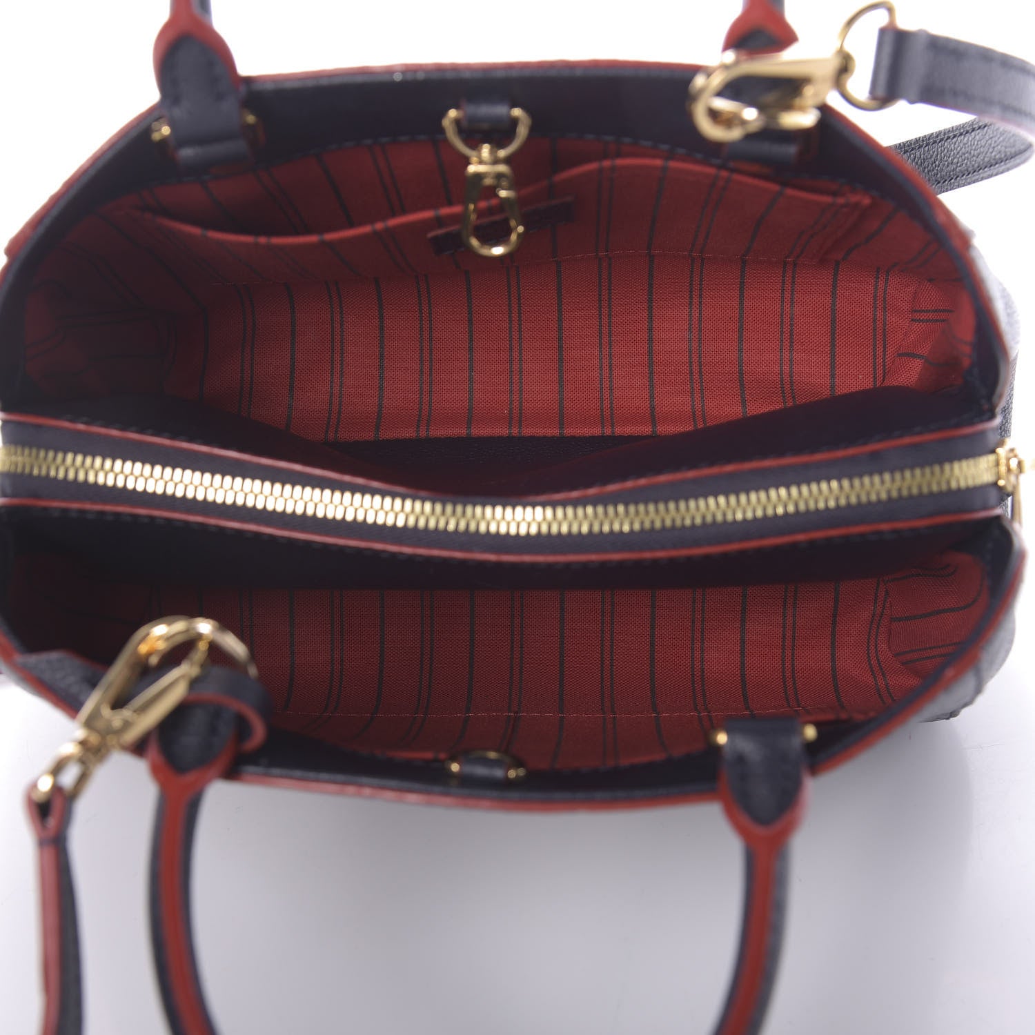 Louis Vuitton Empreinte Montaigne BB Marine Rouge 5 of 9