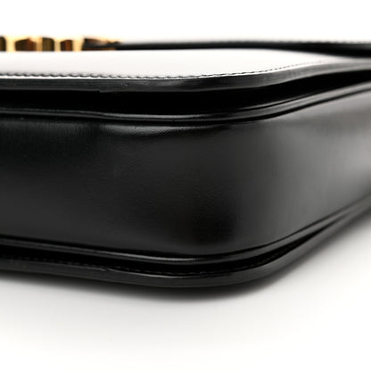 Celine Shiny Calfskin Large Triomphe Black 10 of 17