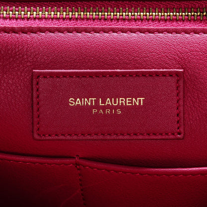 Saint Laurent Calfskin Medium Classic Y Cabas Fuchsia 7 of 9
