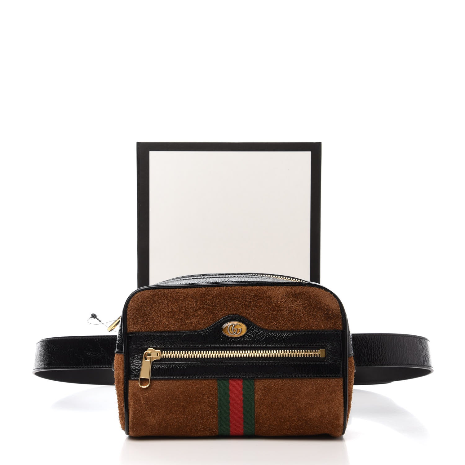 Gucci Suede Small Ophidia Belt Bag 95 38 Brown 11 of 11