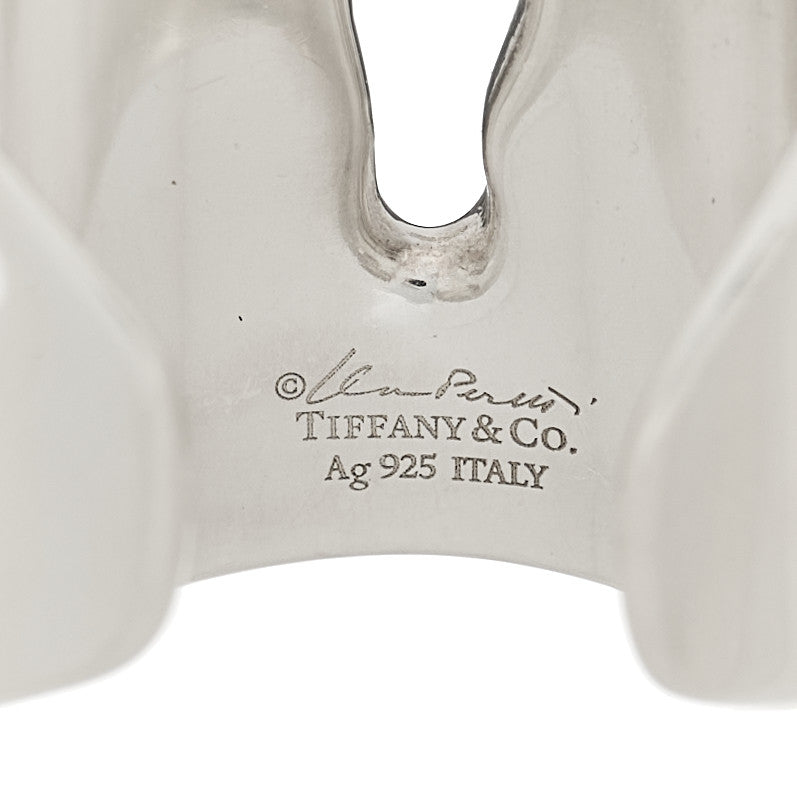 Tiffany Sterling Silver Elsa Peretti Split Ring 50 5.5 4 of 5