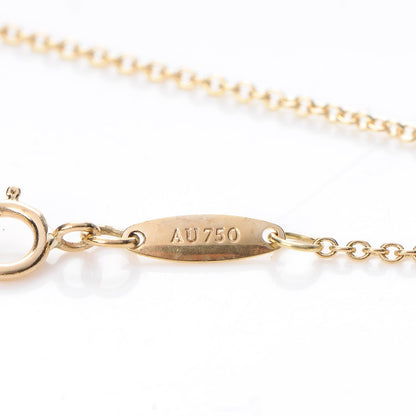 Tiffany 18K Yellow Gold 9mm Elsa Peretti Bean Pendant Necklace 7 of 8