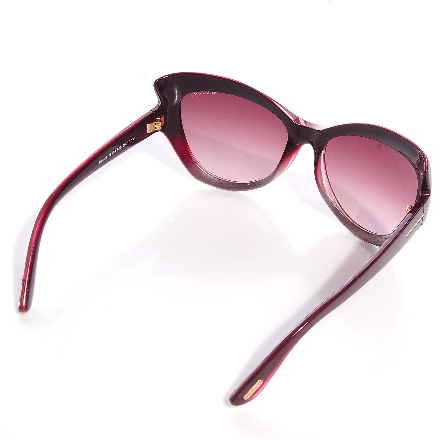 Tom Ford Bardot Sunglasses Red 2 of 4