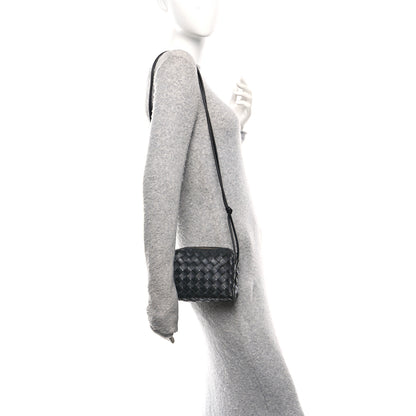 Bottega Veneta Nappa Intrecciato Mini Loop Camera Bag Black 2 of 9
