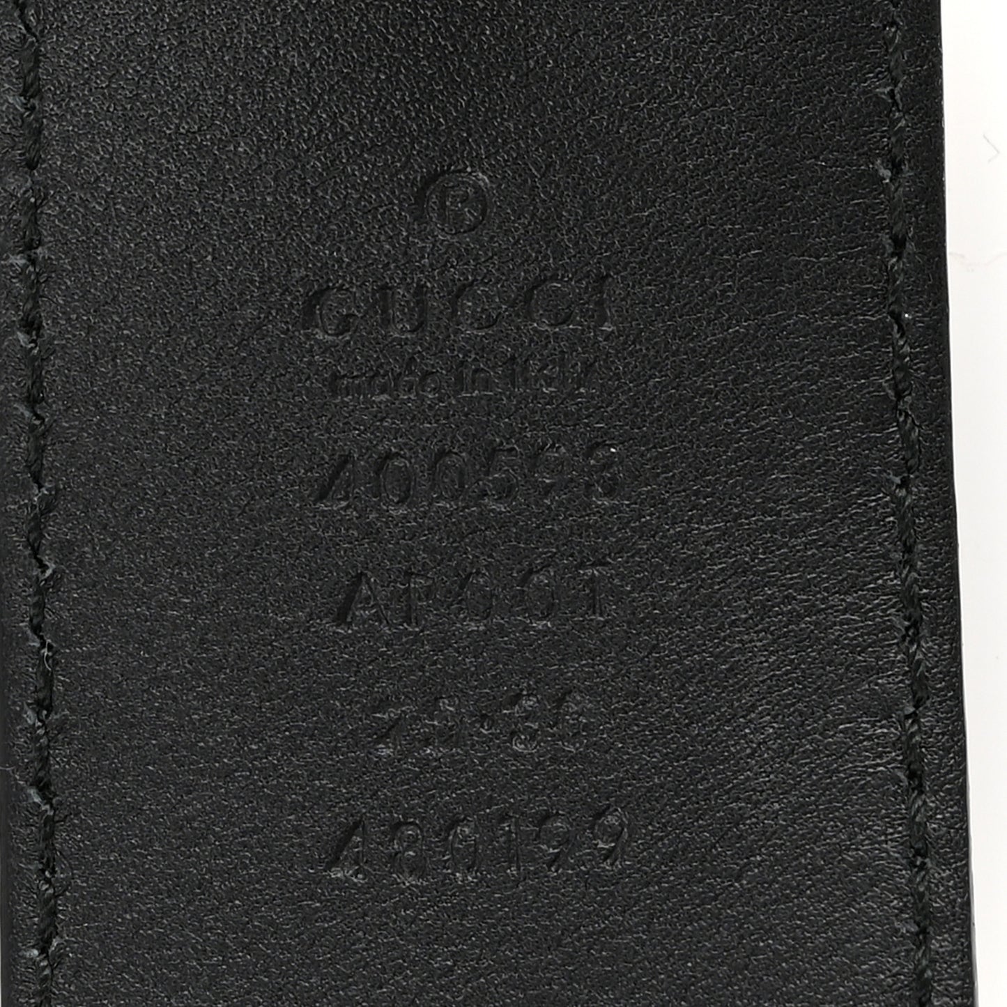 Calfskin Double G 40mm Belt 75 30 Black