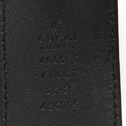 Gucci Calfskin Double G 40mm Belt 75 30 Black 5 of 8