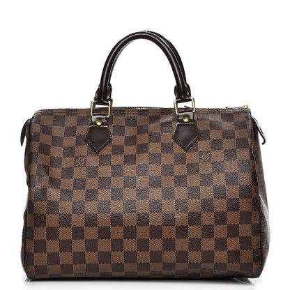 Louis Vuitton Damier Ebene Speedy 30 1 of 19