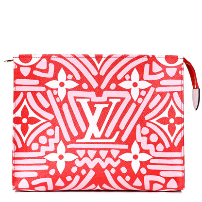 Louis Vuitton Monogram Giant Crafty Pochette Toiletry 26 Rouge Rose Creme 1 of 10