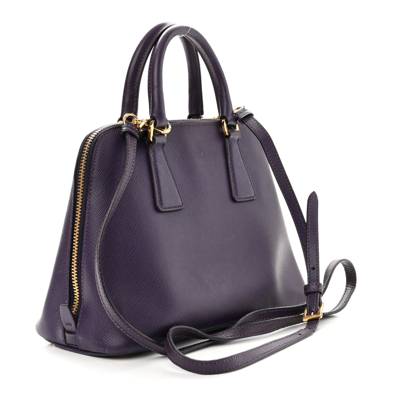 Prada Saffiano Lux Small Promenade Tote Viola 3 of 13