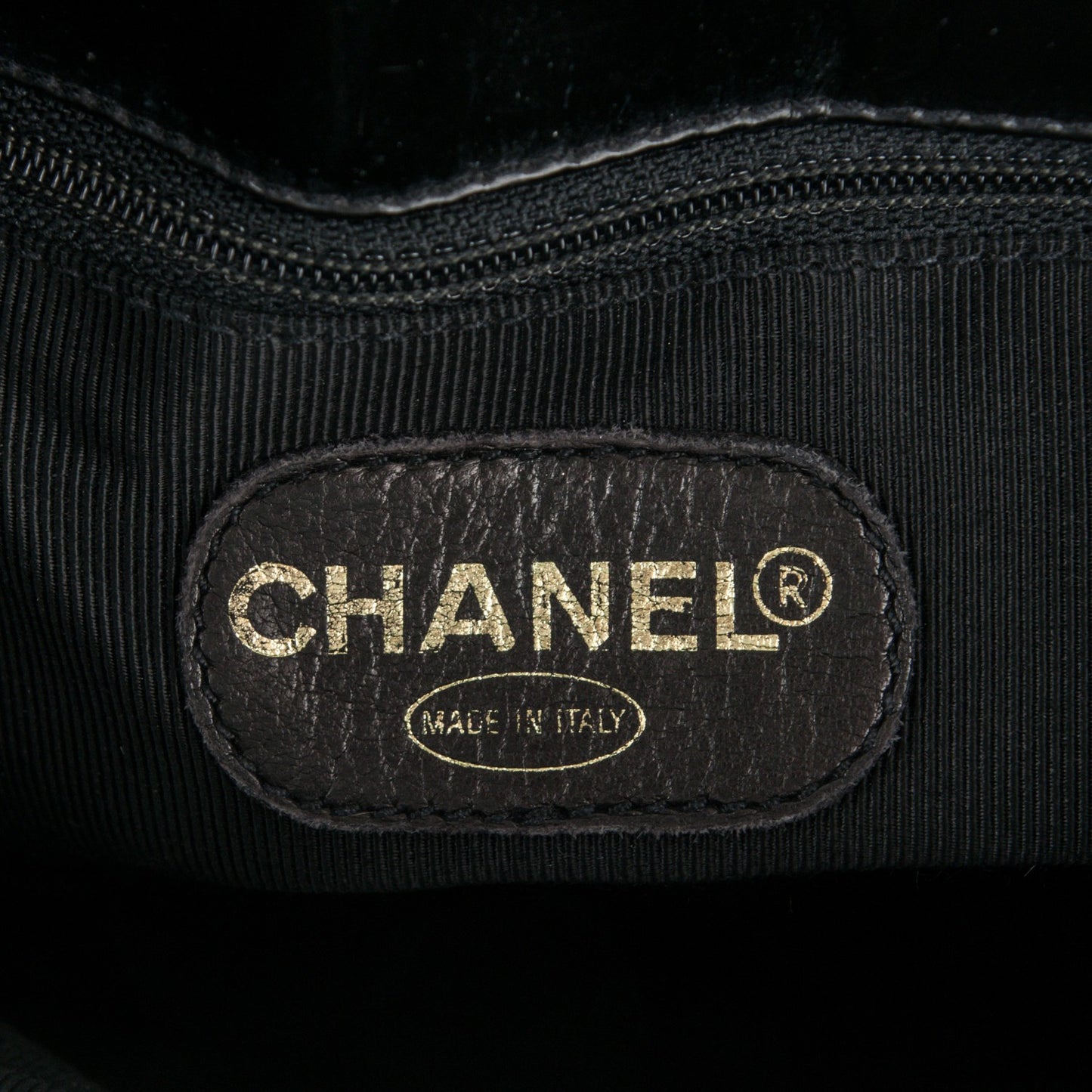 Patent Flap Shoulder Bag Black