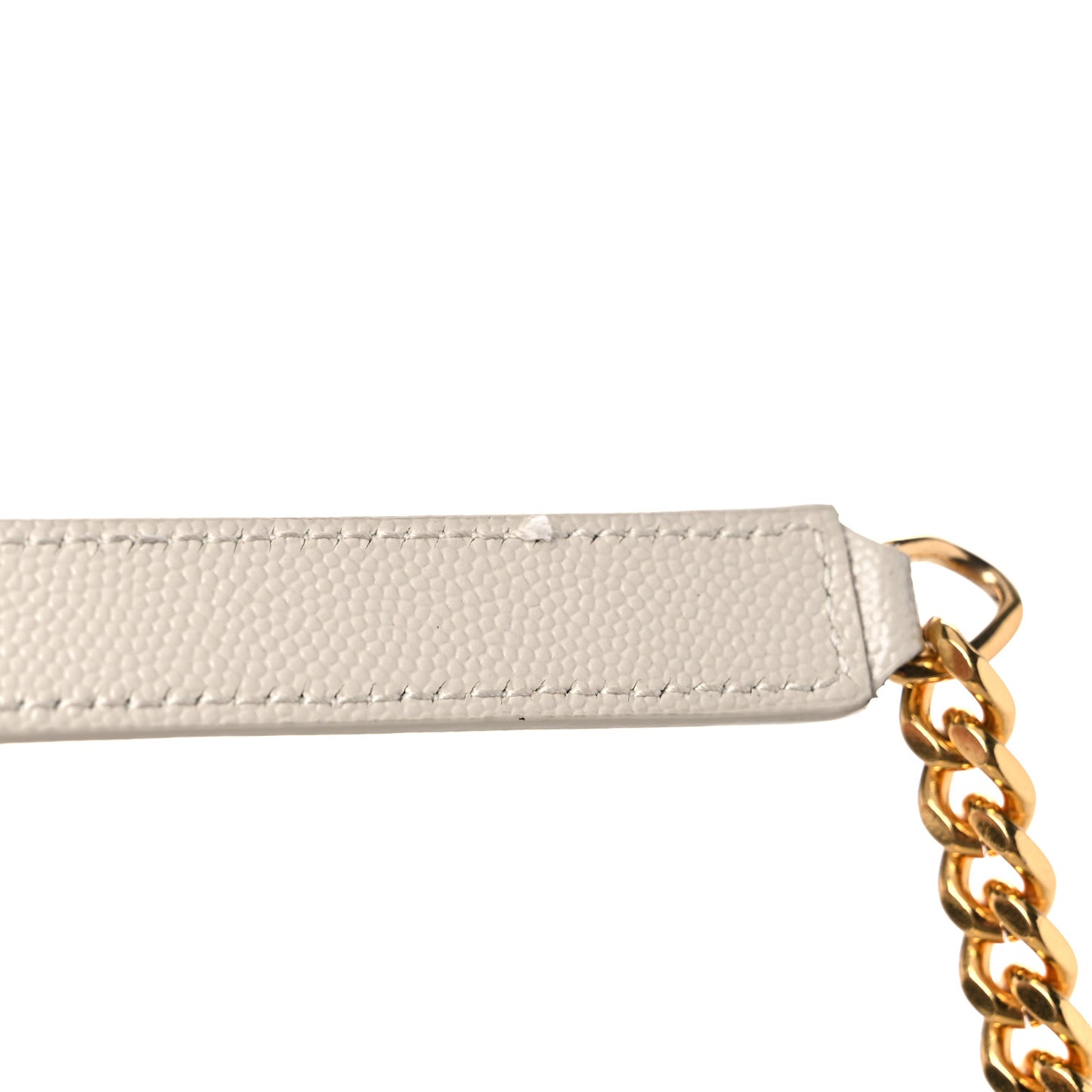 Grain De Poudre Textured Mixed Matelasse Medium Triquilt Monogram Satchel Crema Soft