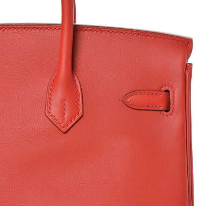 Hermes Swift Birkin 25 Vermillion 30 of 34
