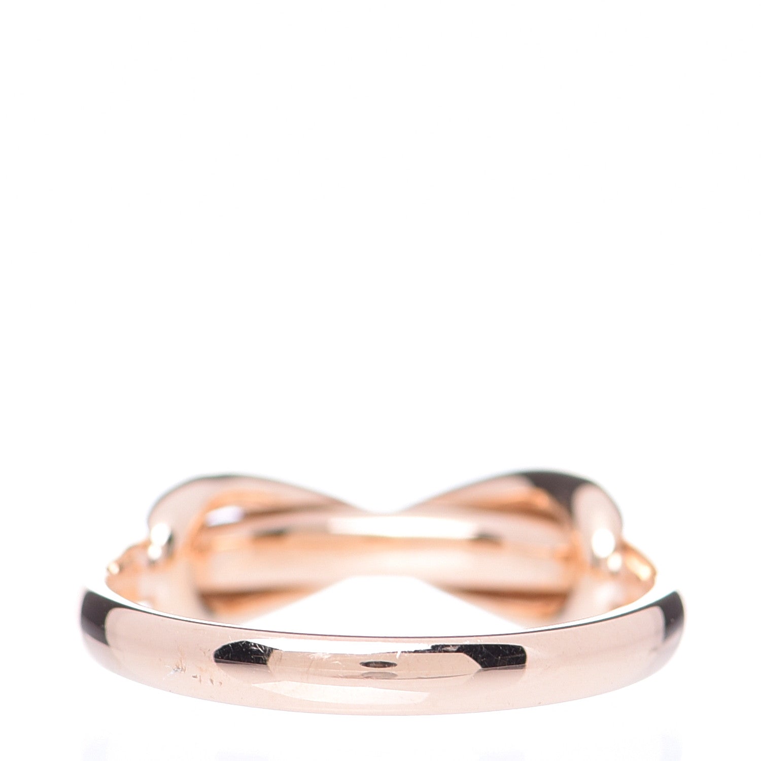 Tiffany 18K Rose Gold Infinity Ring 52 6 3 of 5