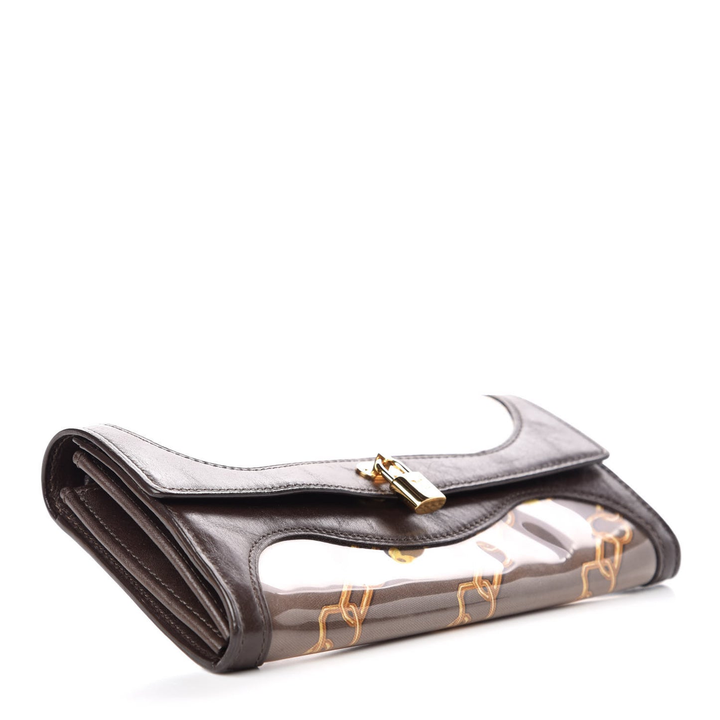 Monogram Charms Porte-Monnaie Wallet Brown