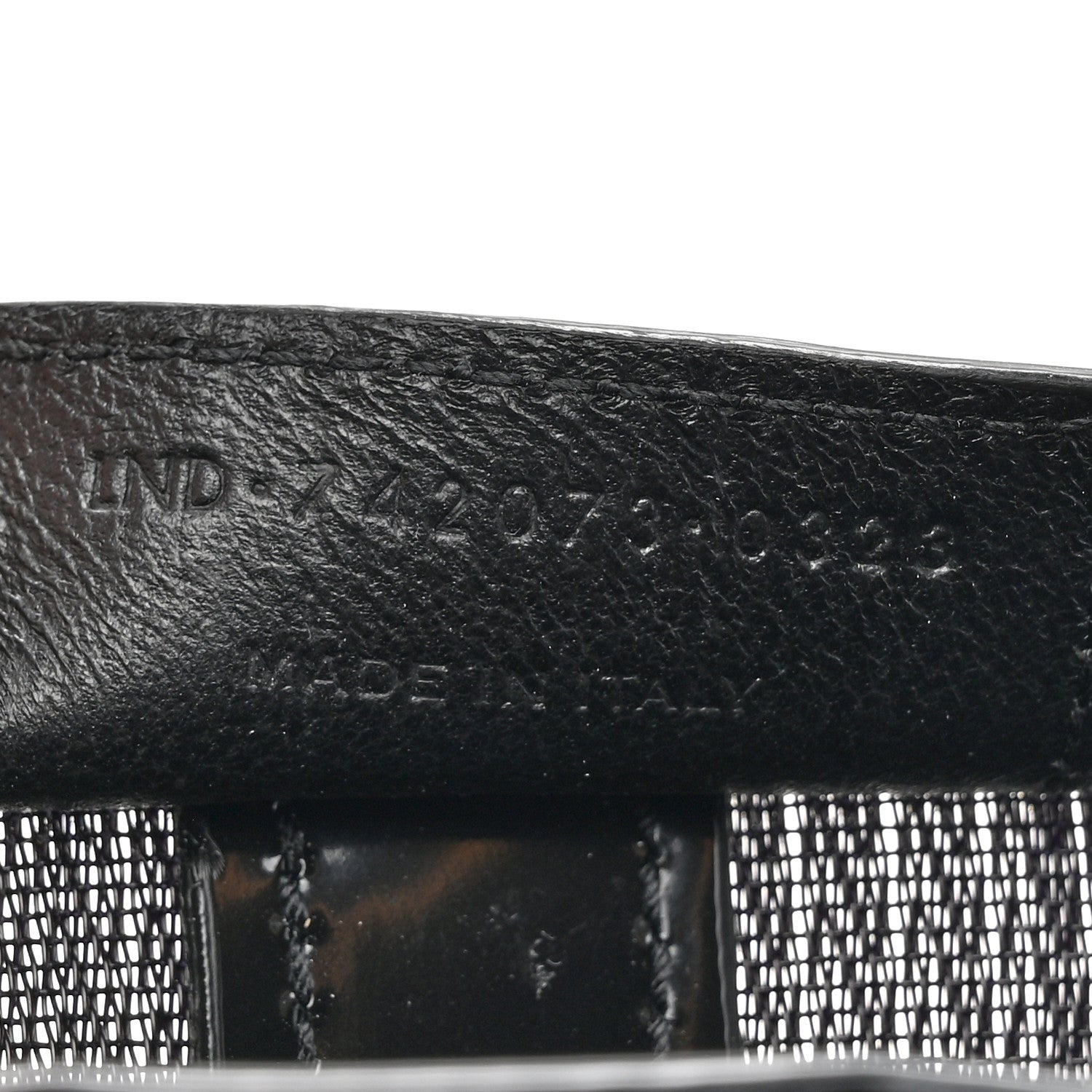 Saint Laurent Mesh Patent Daryl Shoulder Bag Black 7 of 10