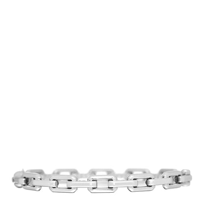 David Yurman Sterling Silver Diamond 7mm Stax Link Bangle Bracelet 3 of 4
