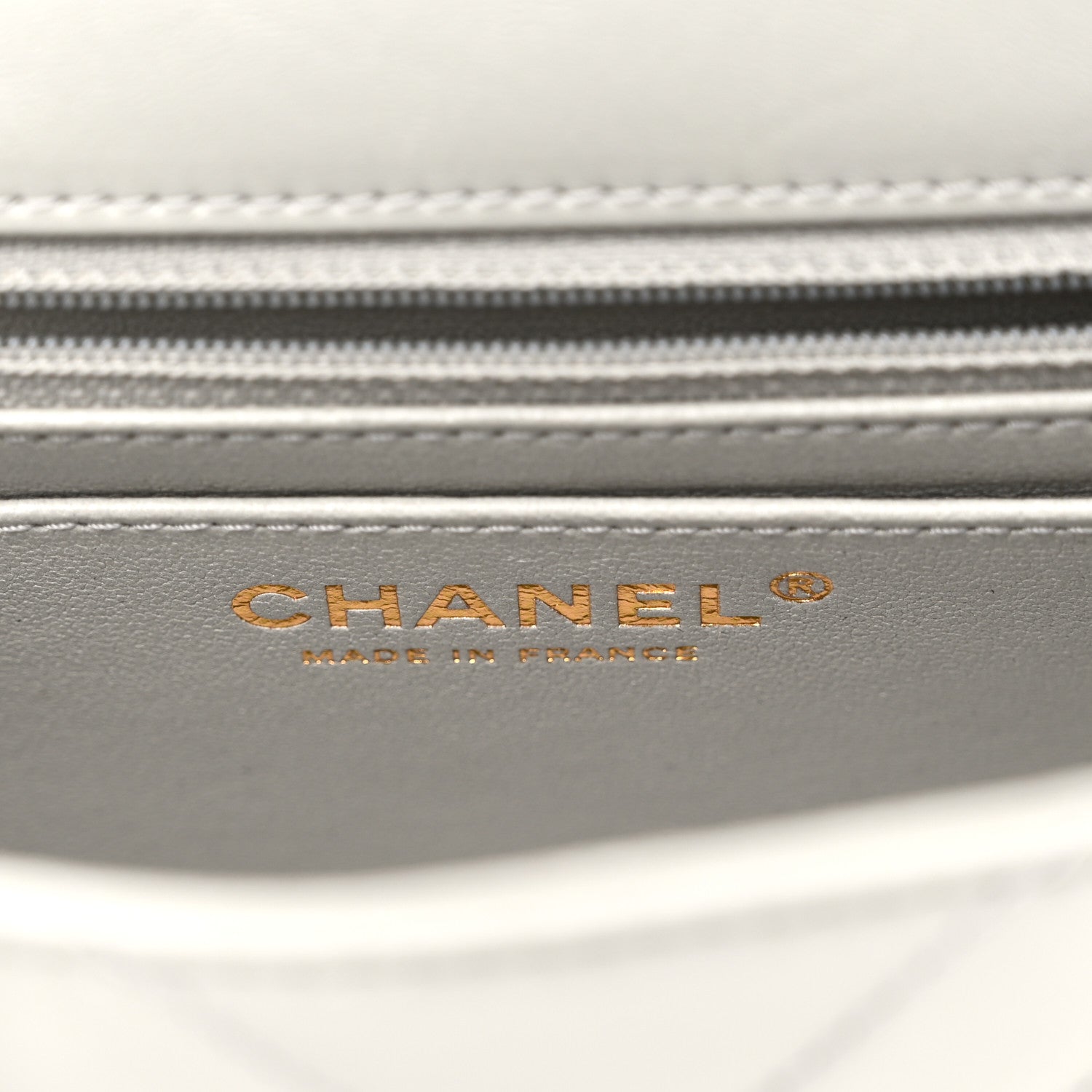 Chanel Metallic Aged Calfskin Chevron Quilted 2.55 Reissue Mini Flap Silver 6 of 10