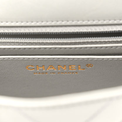 Chanel Metallic Aged Calfskin Chevron Quilted 2.55 Reissue Mini Flap Silver 6 of 10