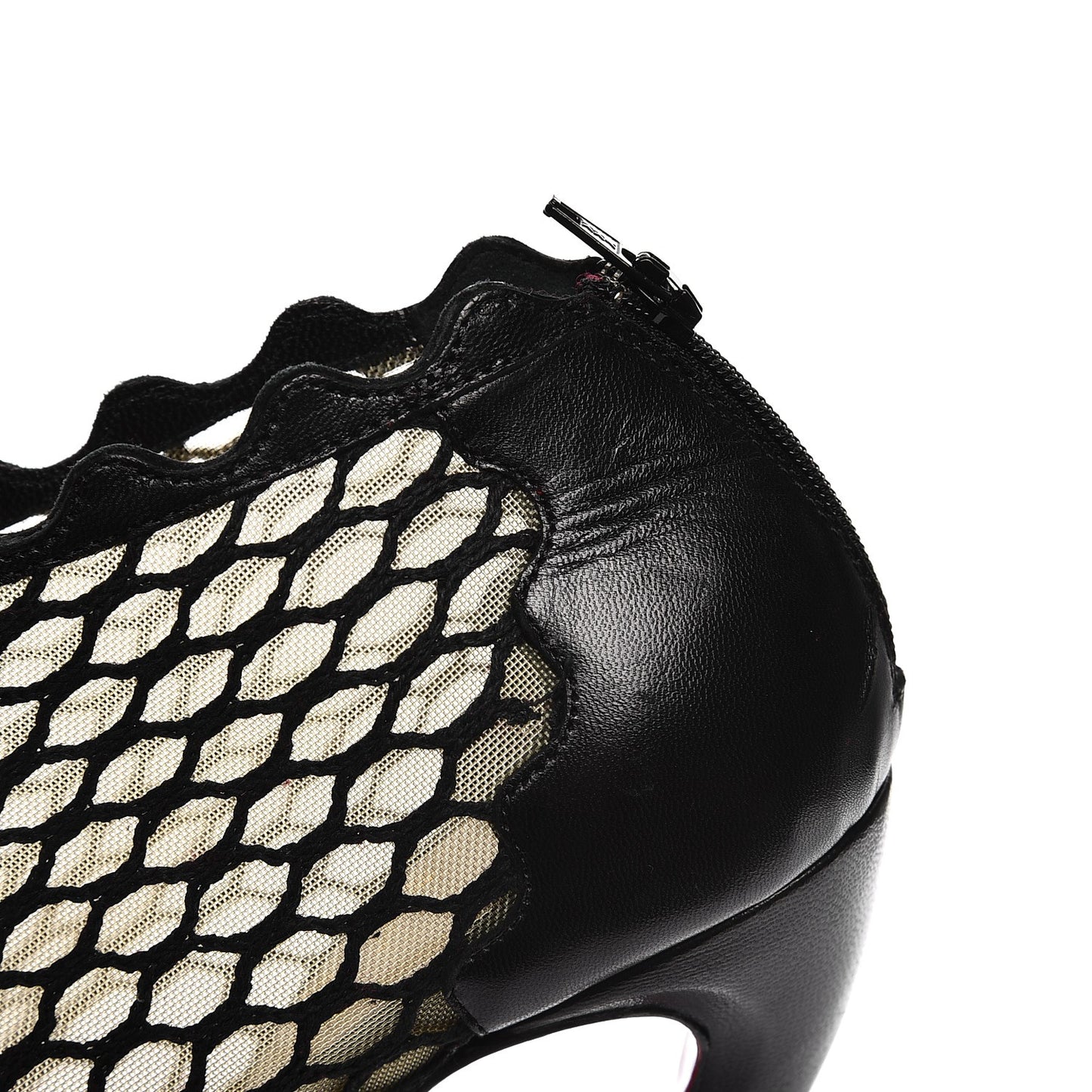 Nappa Violet 120 Mesh Ankle Boots 39 Black