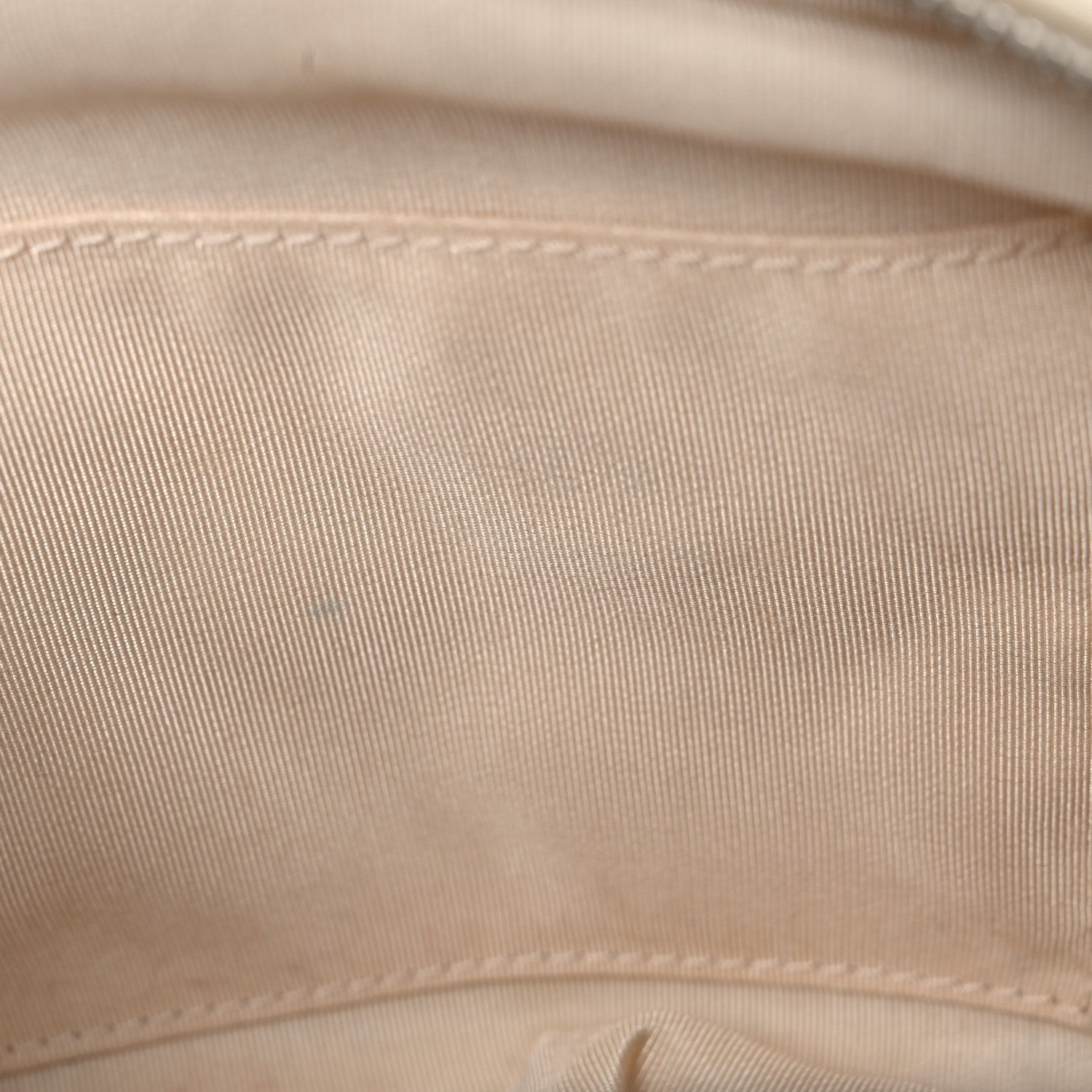Chanel Calfskin Quilted Feather Weight Bowling Bag Ivory Light Pink 14 of 15