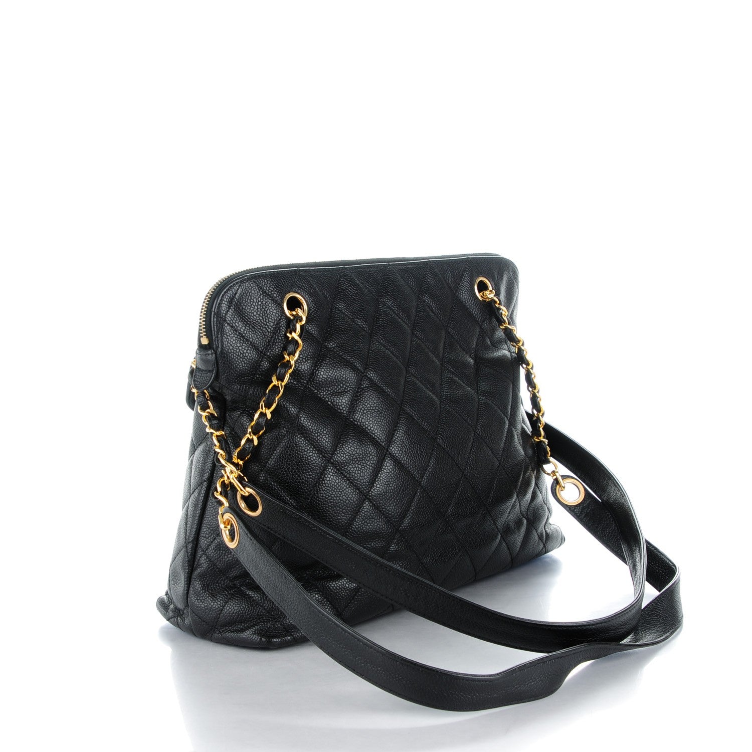 Chanel Caviar Quilted Flap Shoulder Bag Black 3 of 8