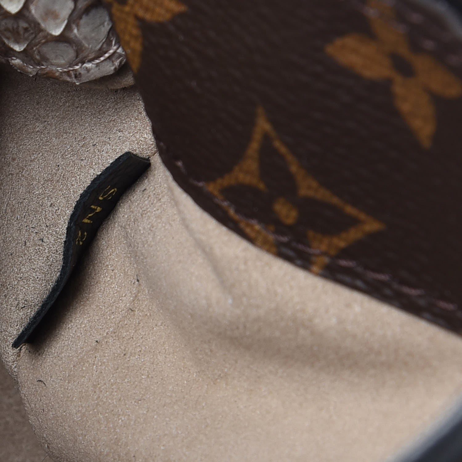 Louis Vuitton Python Monogram Pallas Black 7 of 8