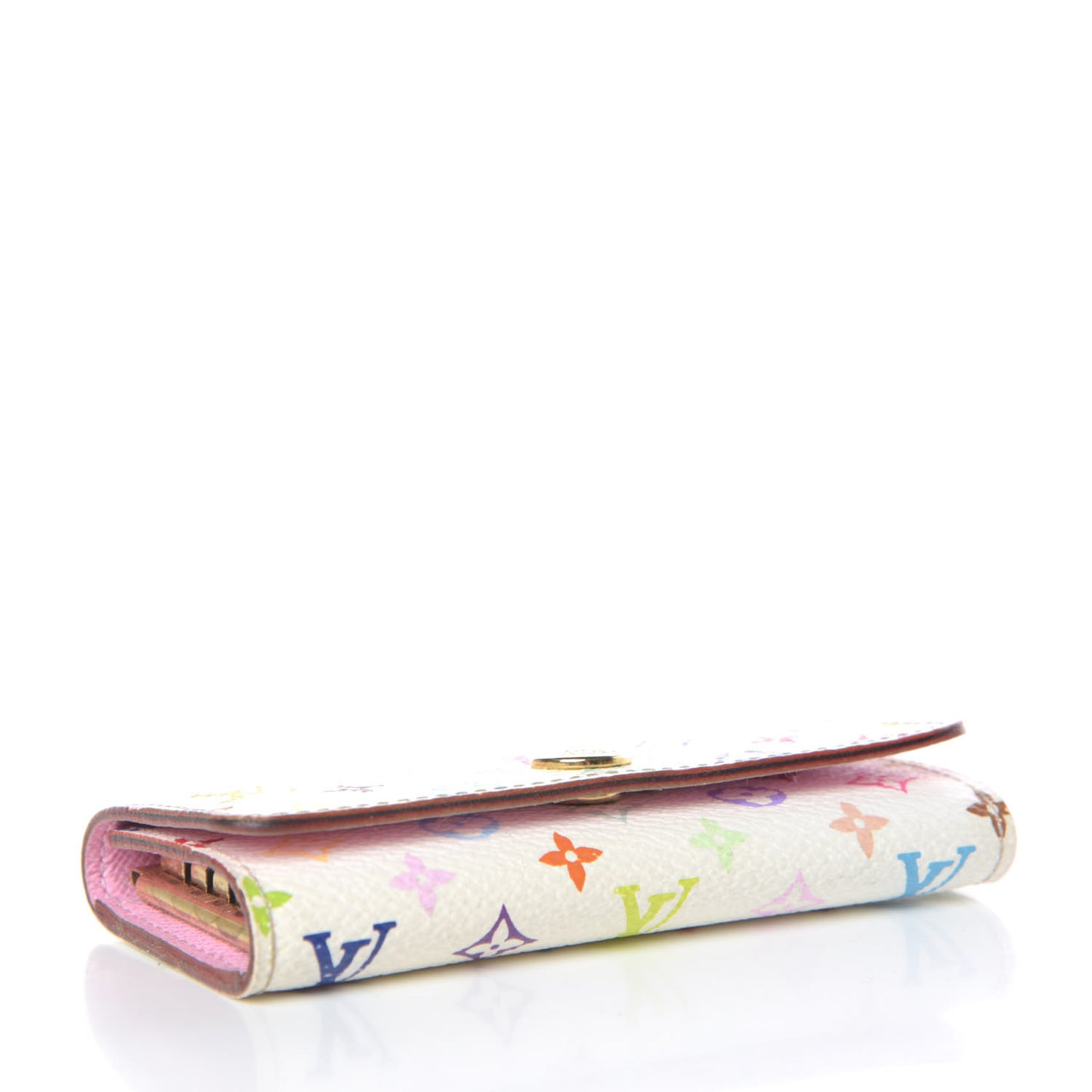 Monogram Multicolor Multicles 4 Key Holder White Litchi