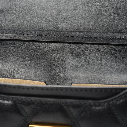 Givenchy Goatskin Quilted GV3 Mini Pocket Convertible Bag Black 12 of 13
