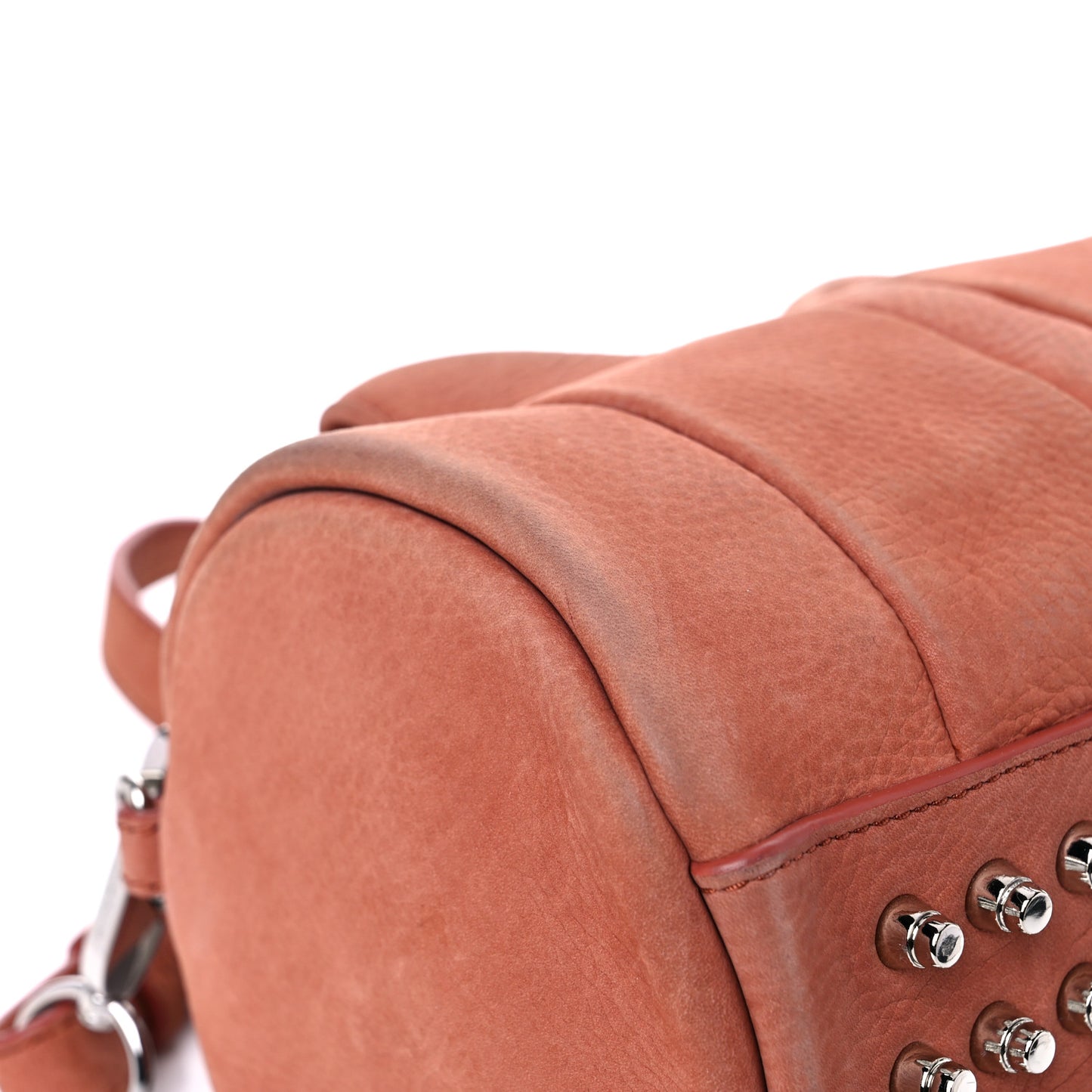 Nubuck Mini Rockie Silver Hardware Terra Cotta