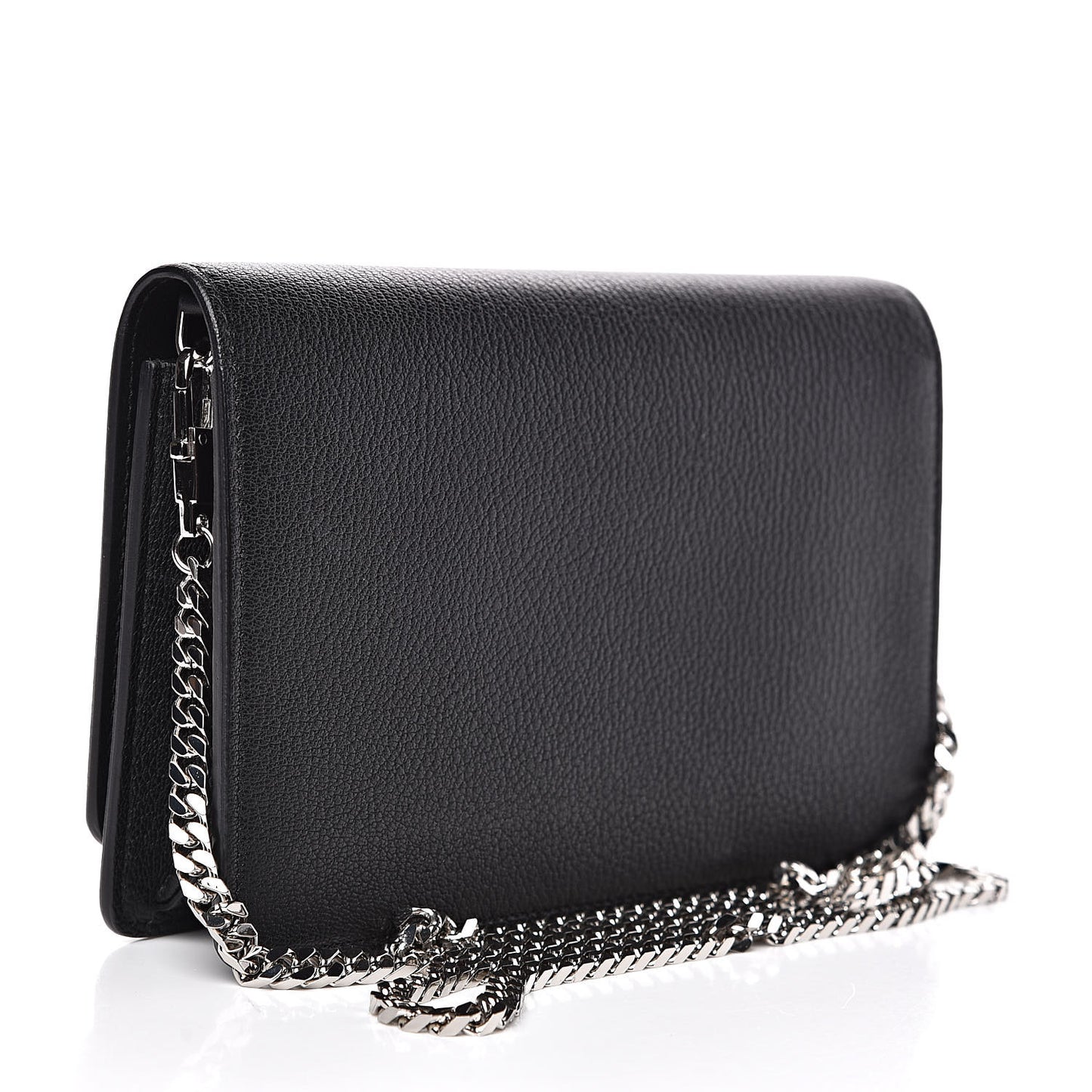 Sugar Goatskin Pandora Chain Wallet Black