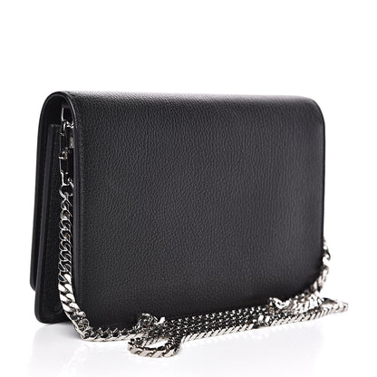 Givenchy Sugar Goatskin Pandora Chain Wallet Black 3 of 10